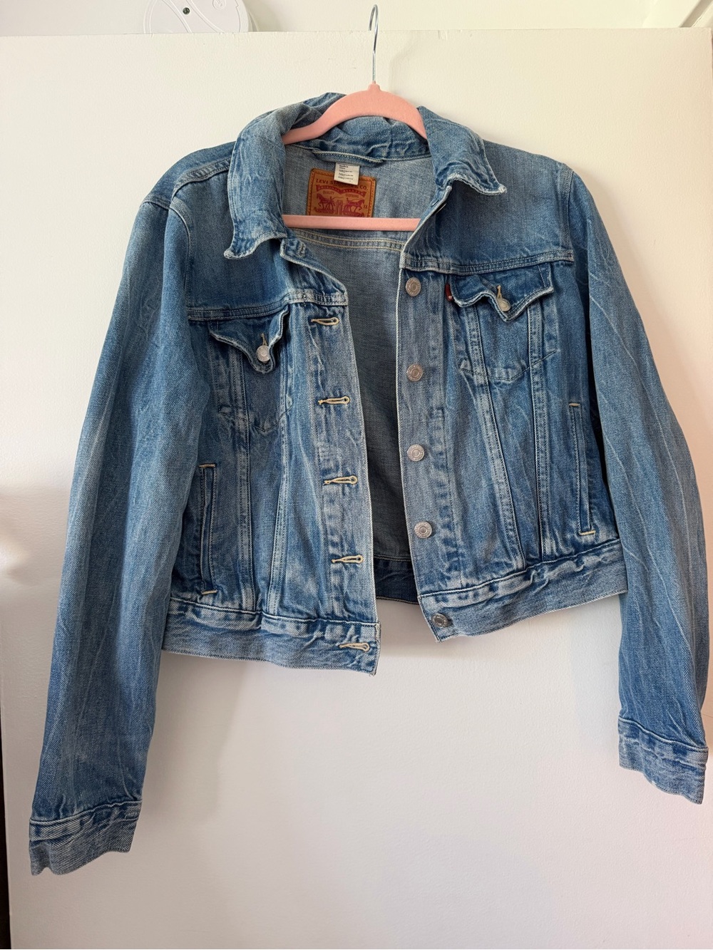 Levi's Light Blue Washed Denim Trucker Jacket